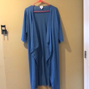 Lularoe NWOT Crepe light blue Shirley